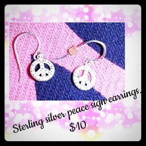 Sterling silver earrings. NWOT!